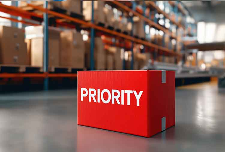 A supervisor walks manufacturing floor with clipboard checking q